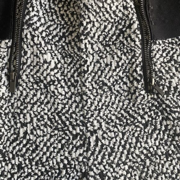 Abercrombie & Fitch Black & White Mid-Rise Pull On Skinny Stretch Leggings Sz S - Picture 7 of 13